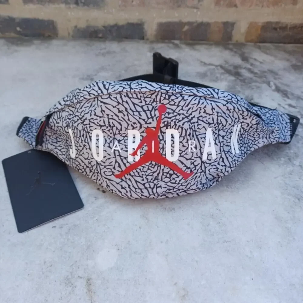 Nike Air Jordan Fanny Pack Hip Waist Belt Crossbody Bag Elephant Print 9B0533 G3 - Picture 3 of 15